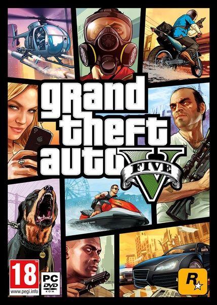 Jeu Xbox One GTA V Action Mode en ligne PEGI 18+