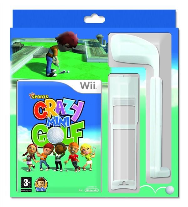 Crazy Minigolf + Club Wii