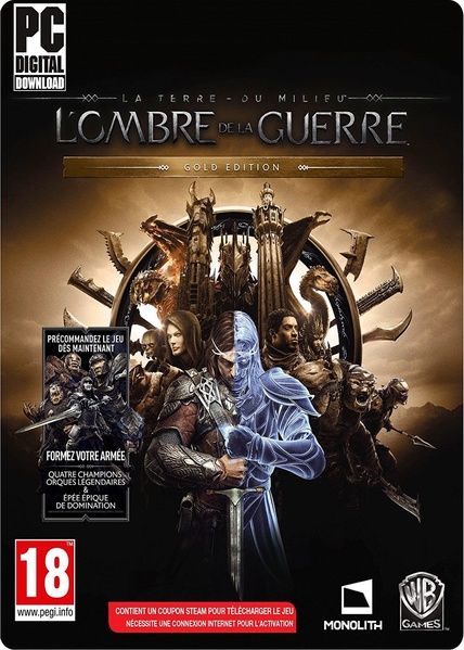 La Terre Du Milieu - L'ombre De La Guerre - Gold Edition Pc