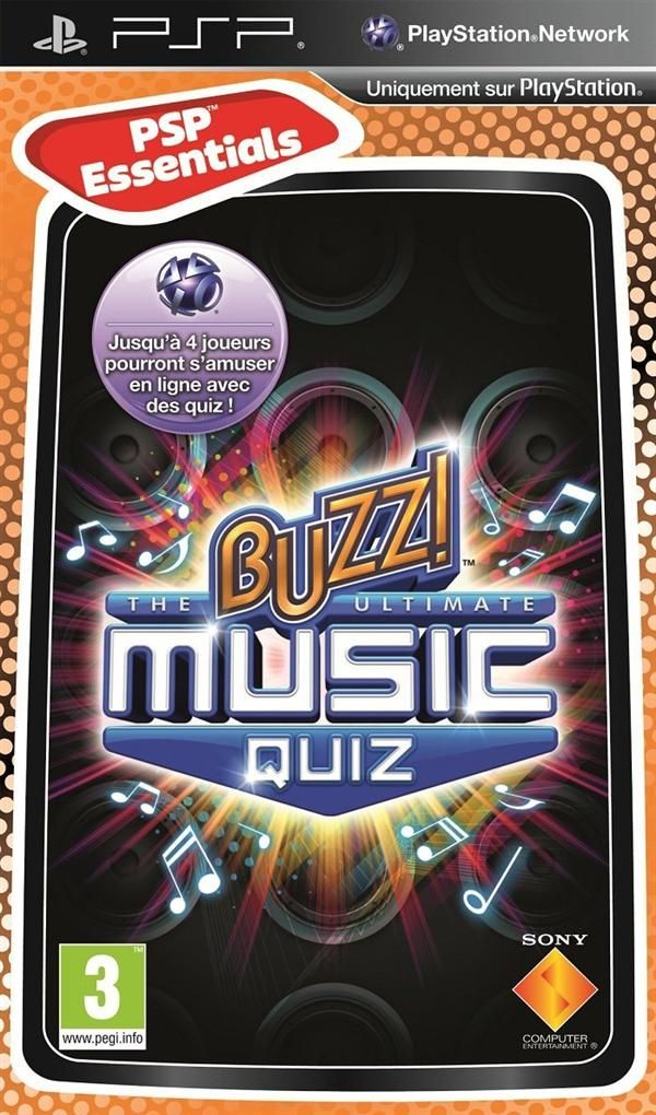 Buzz! Ultimate Music Quizz 2010 Essentials Psp