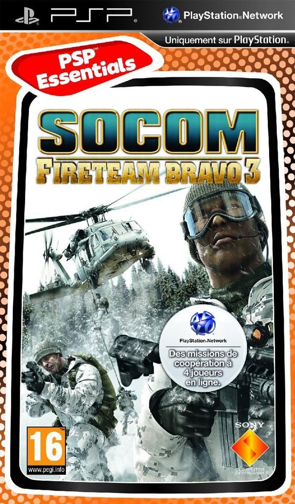 Socom U. . Seals Fireteam Bravo 3 Essentials Psp