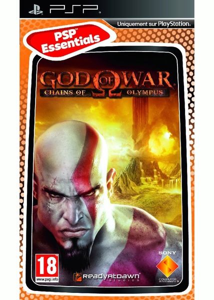 Jeu d'action sur PSP GOD OF WAR CHAINS OF OLYMPUS ESSENTIAL Action 18+ PSP Français Non UMD - vue 2