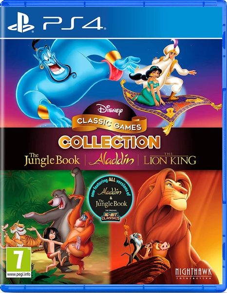 Disney Classic Games Collection : The Jungle Book, Aladdin, & The Lion King Definitive Edition Ps4