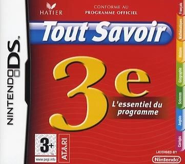 Tout Savoir: 3e Nintendo Ds