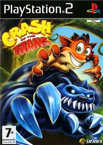 CRASH OF THE TITANS / JEU CONSOLE PS2 - vue 2
