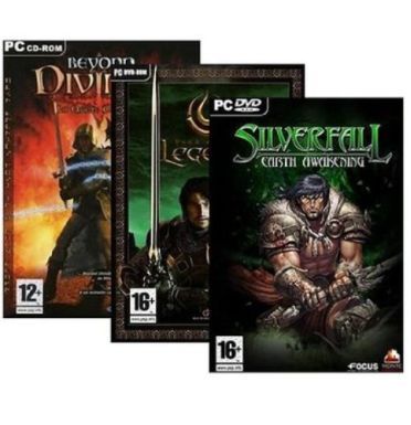 Coffret Rpg Legend Hand Of God + Beyond Divinity + Silverfall Earth Awakening Pc
