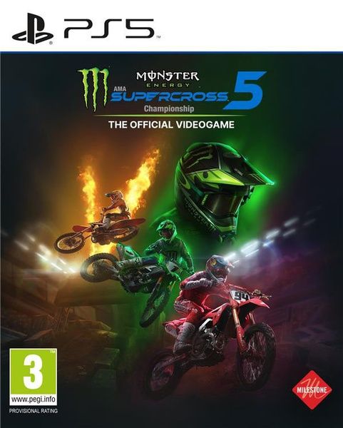 Monster Energy Supercross 5 : The Official Videogame Ps5