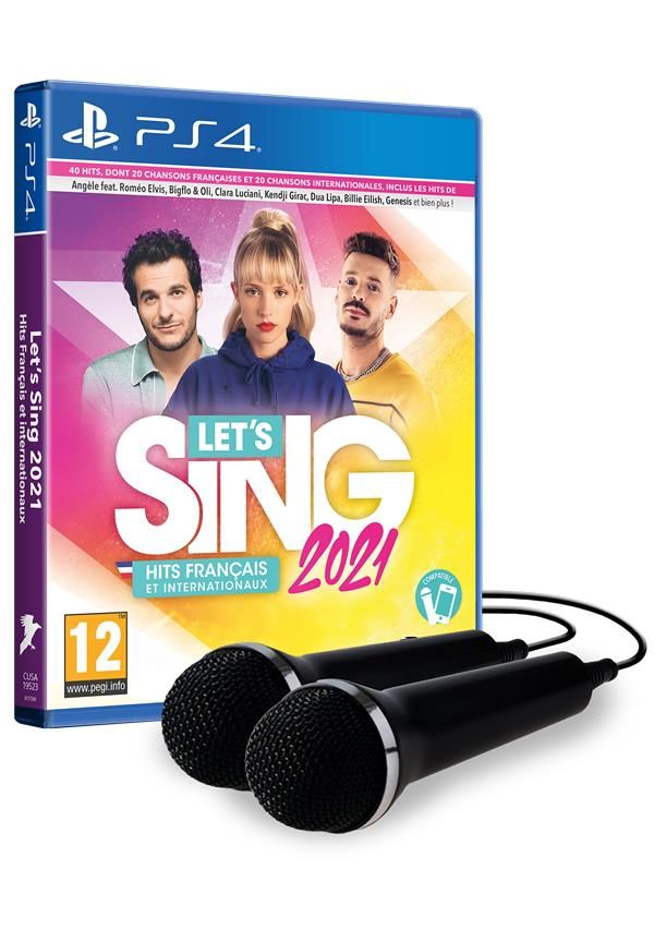 Let' Sing 2021 : Hits Français Et Internationaux + 2 Microphones Ps4