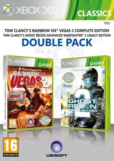 Tom Clancy' Rainbow Six Vegas 2 + Tom Clancy' Ghost Recon Advanced Warfighter 2 Xbox 360