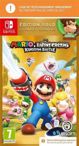 Mario + The Lapins Crétins : Kingdom Battle Code In A Box Édition Gold Switch