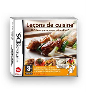 Leçons De Cuisine Qu'allons Nous Manger Aujourd'hui ? Nintendo Ds