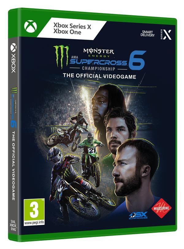 Monster Energy Supercross 6 : The Official Videogame Xbox Serie /X