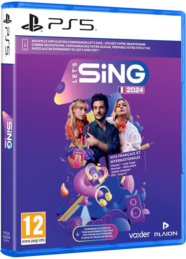 Let' Sing 2024 PS5 - vue 3
