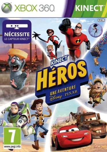 MICROSOFT Disney Pixar Jeu Xbox 360 Adventures Kinect Heros - vue 2