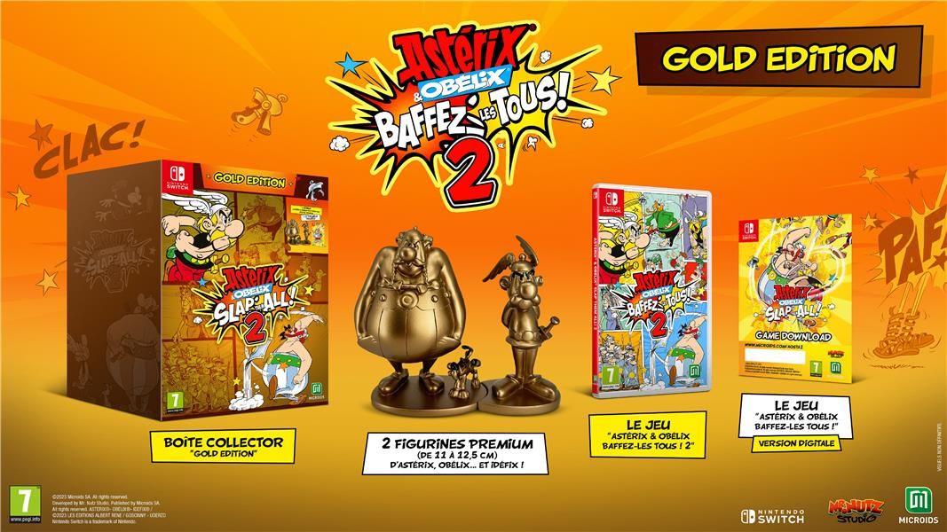 Astérix et Obélix Baffez les Tous 2 Gold Edition Nintendo Switch
