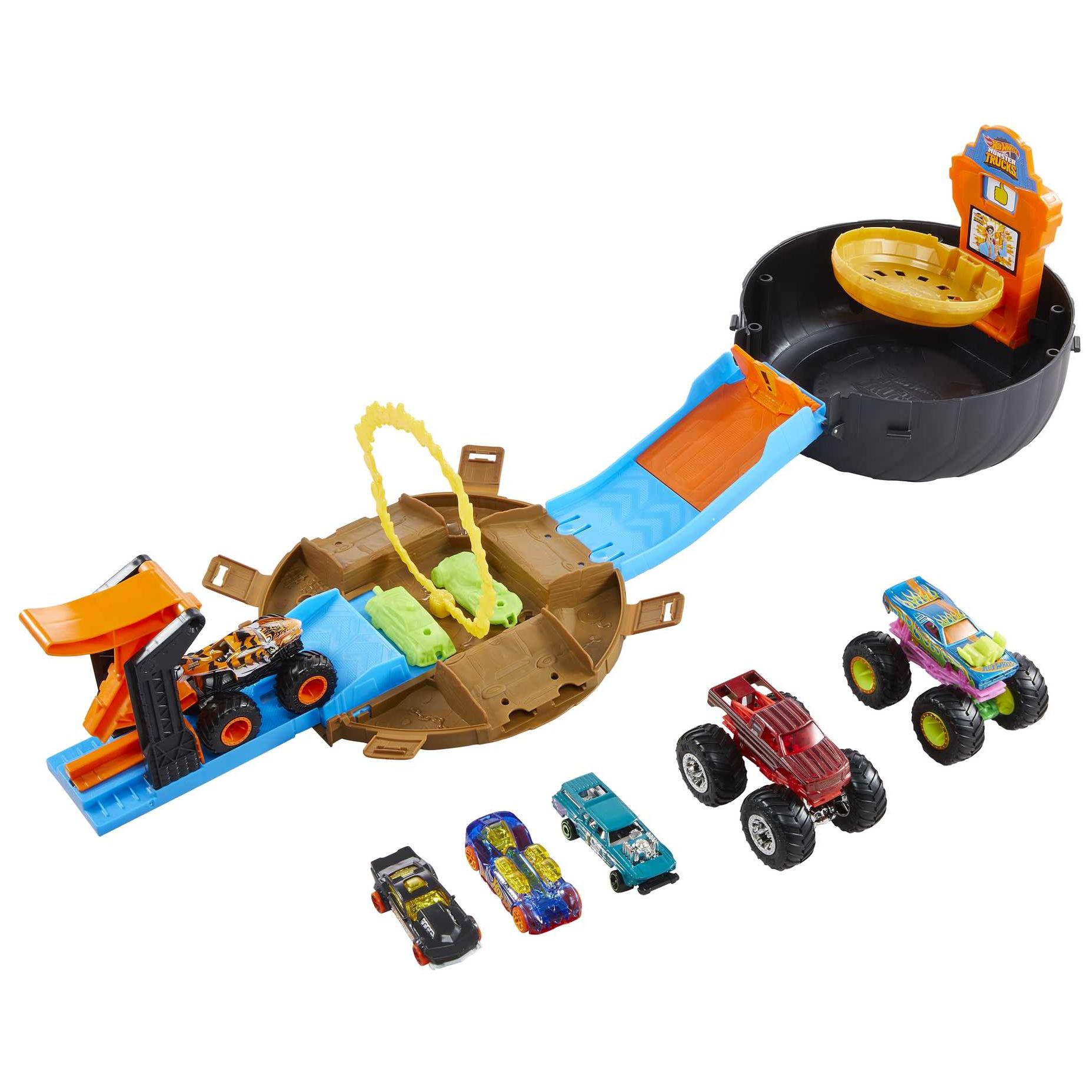 Hot Wheels T rex Bataille De Feu Mattel La Boite - vue 7