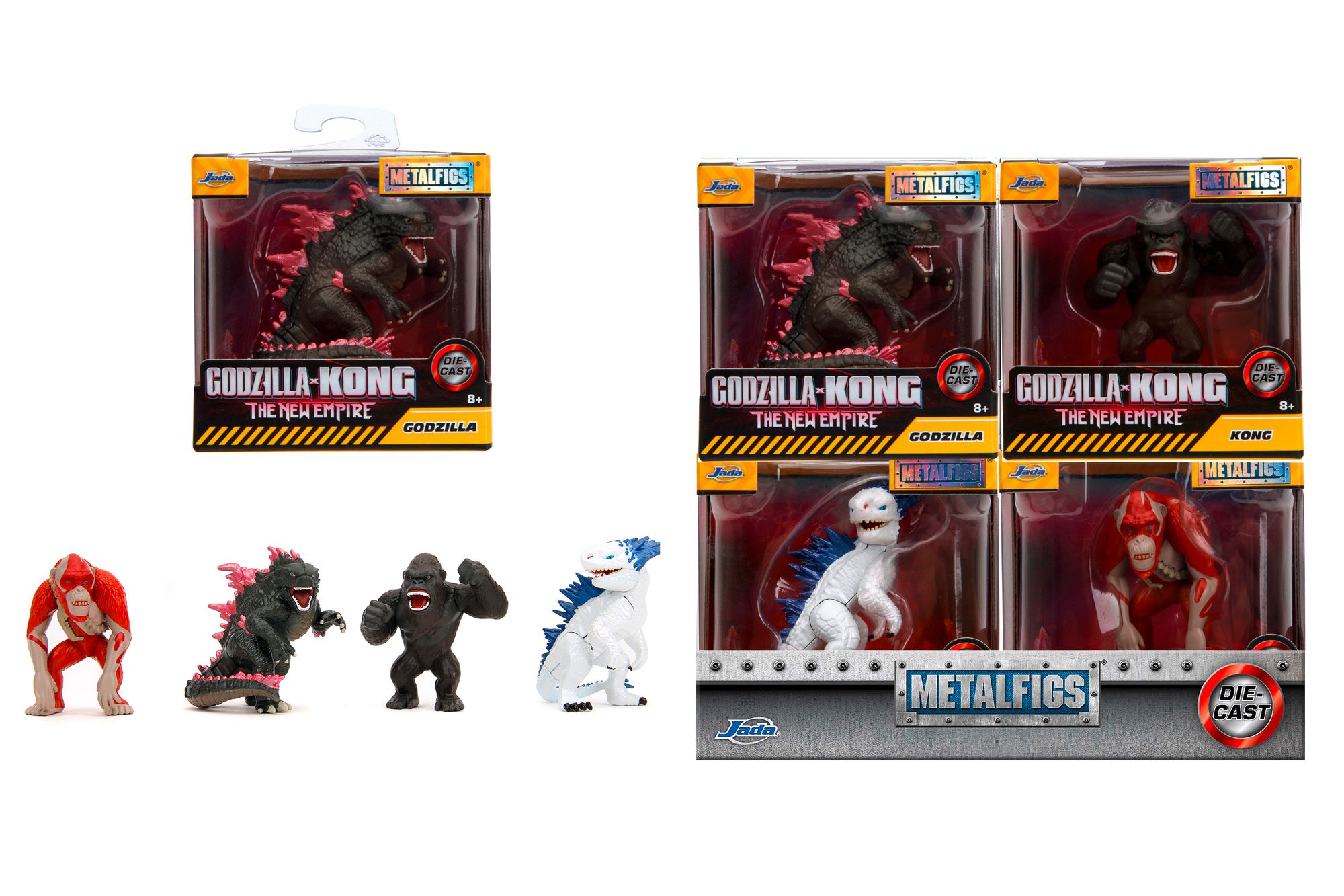 Jada Godzilla Fig 6cm X1 Asst