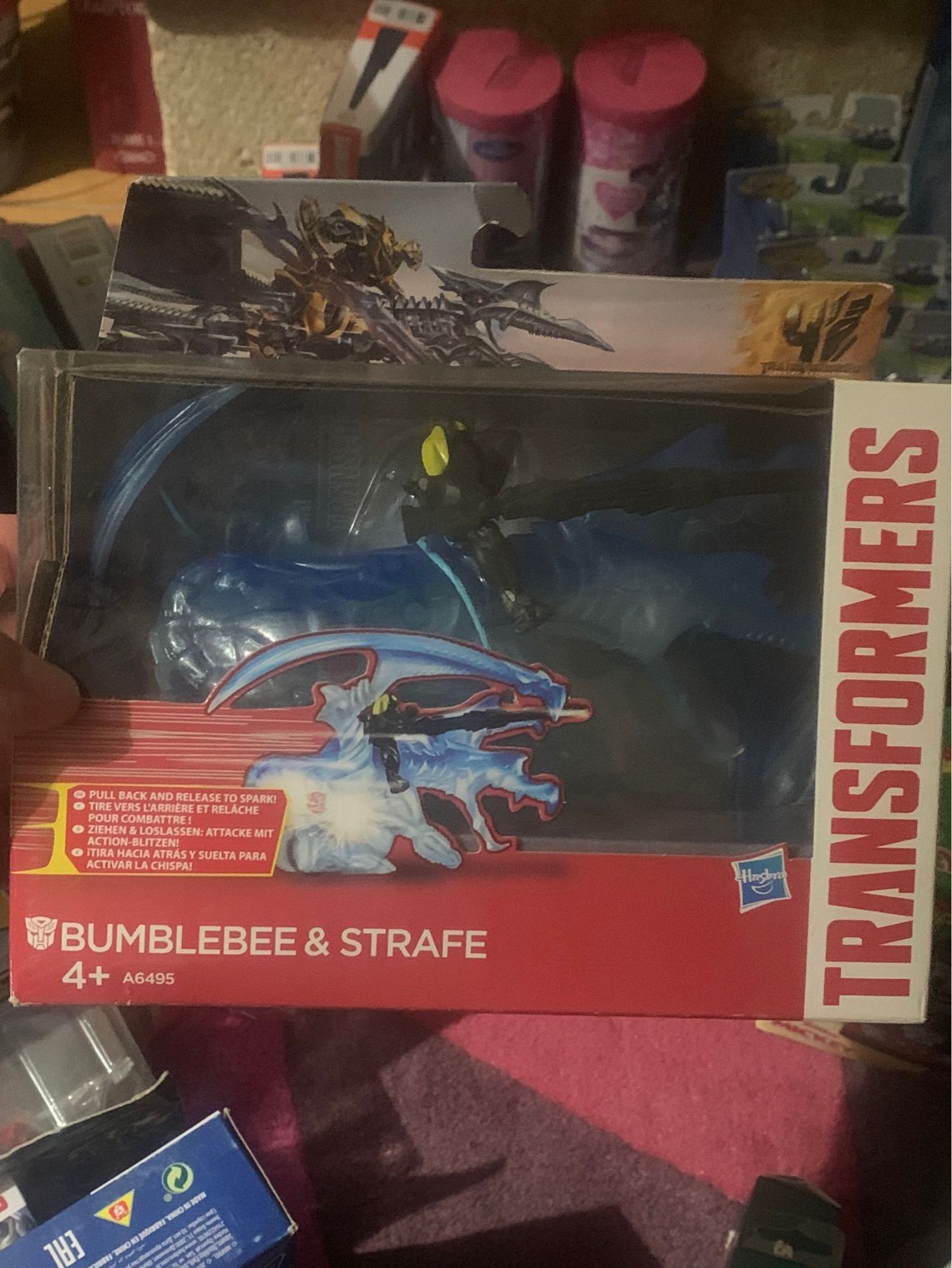 Transformers Dinos Retro Friction Assortiment Sparker Optimus Prime And Grimlock Bumblebee And Strafe Ou Slug And Drift