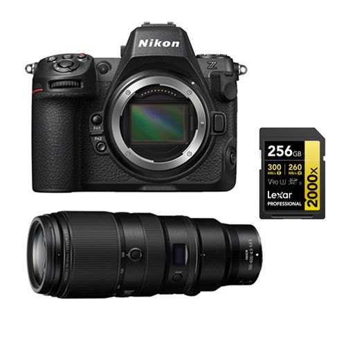 Nikon Z8 Boîtier+Nikon Z 100 400mm f4.5 5.6 VR NIKKOR+Lexar Carte mémoire SDXC professionnelle UHS II - vue 2