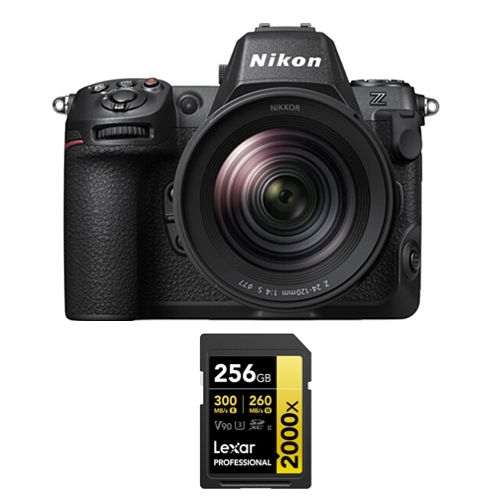 Nikon Z8 Kit Z 24 120mm+Lexar carte mémoire SDXC professionnelle UHS II - vue 2