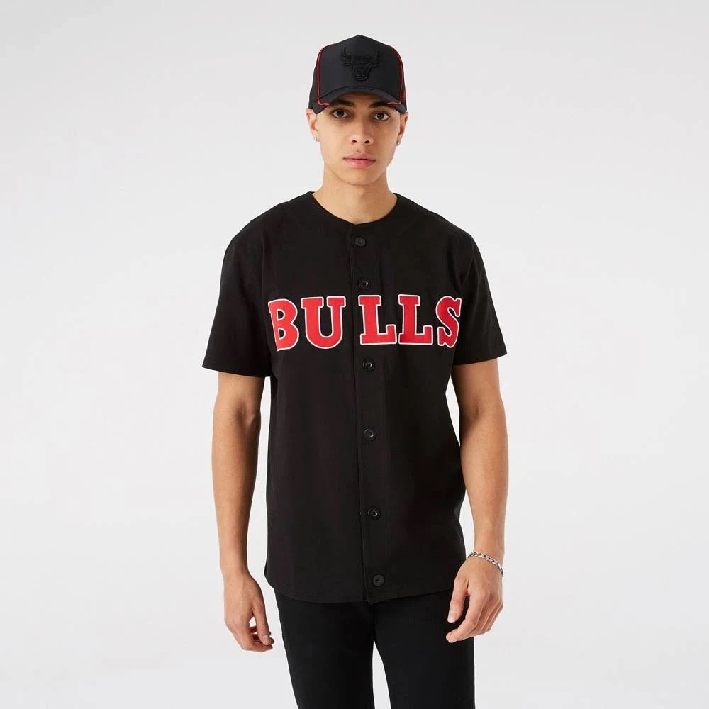 new era - chemise de baseball - chicago bulls - M