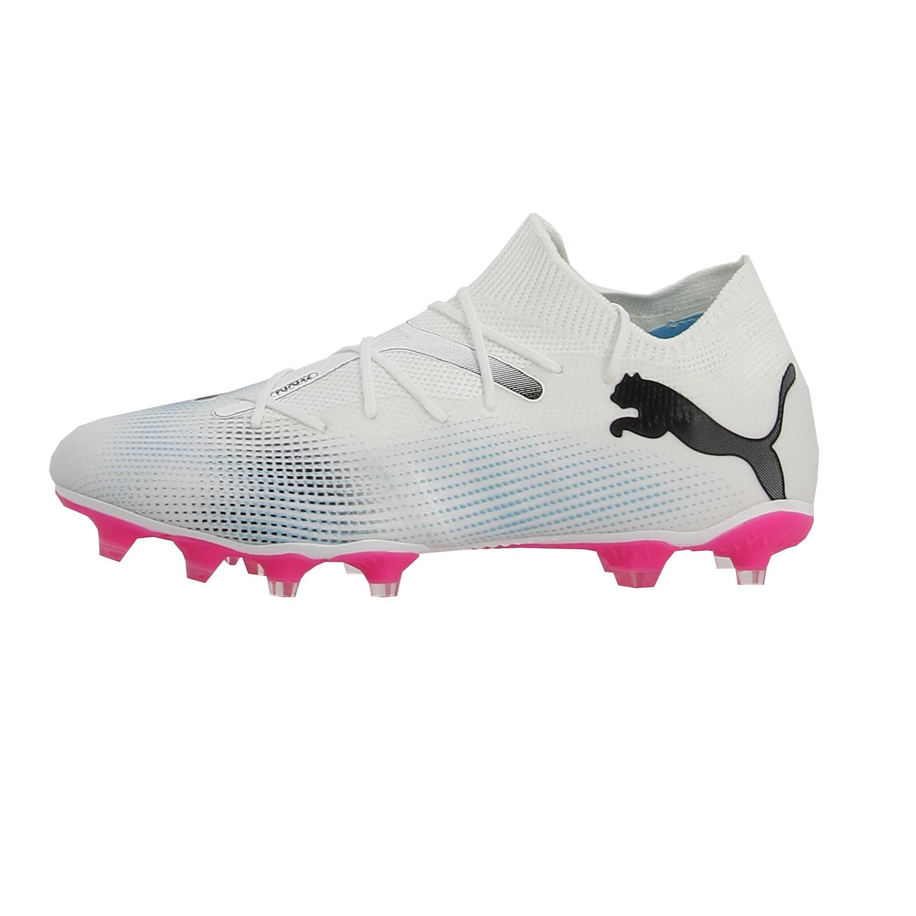 Chaussures Football Lamelles Puma Future 7 Match Fg/Ag Blanc - 41