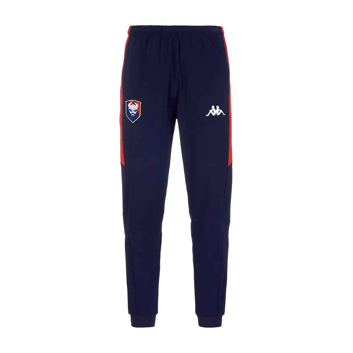 pantalon arufinzip stade malherbe caen homme bleu rouge - XL