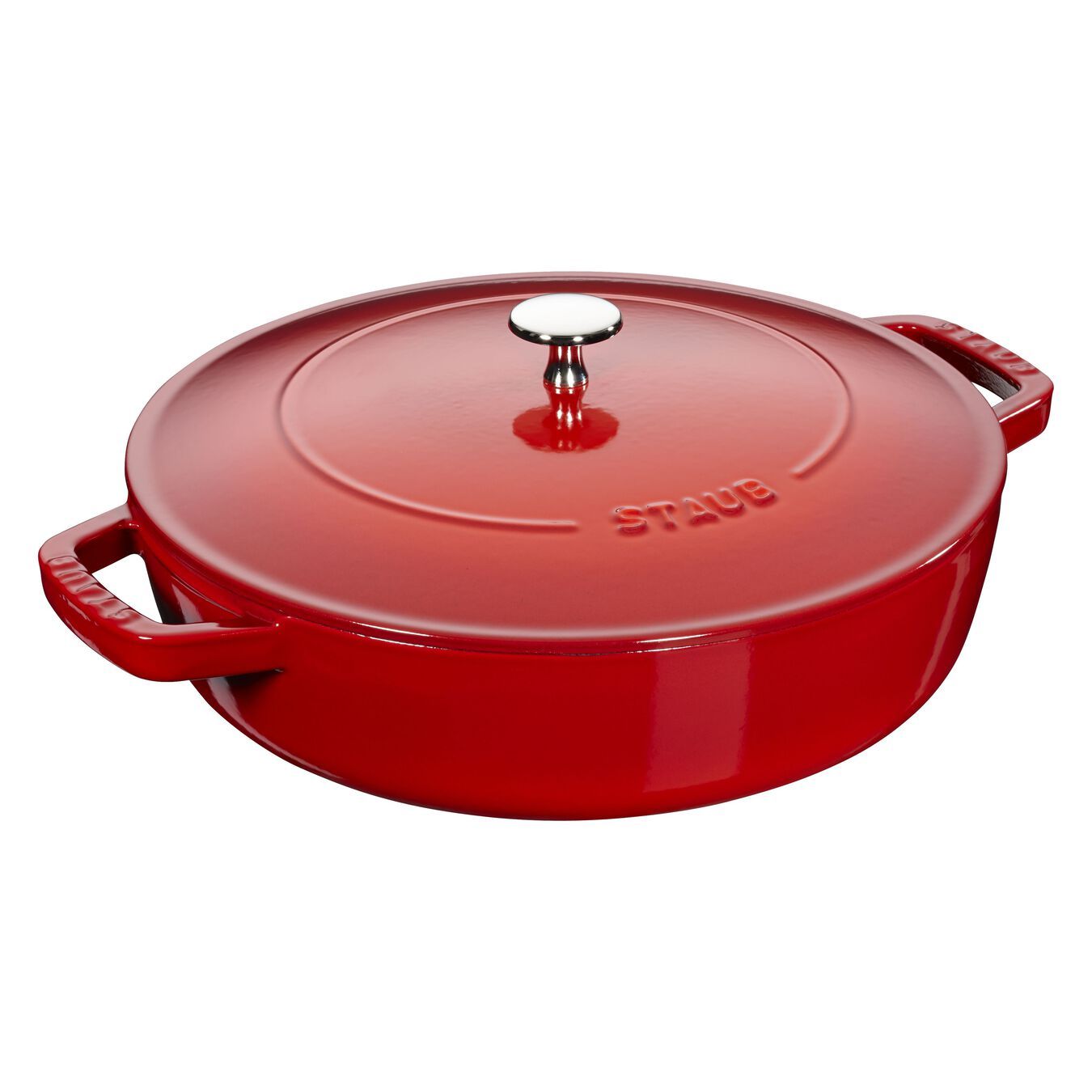 STAUB Sauteuse Chistera 24 cm Cerise