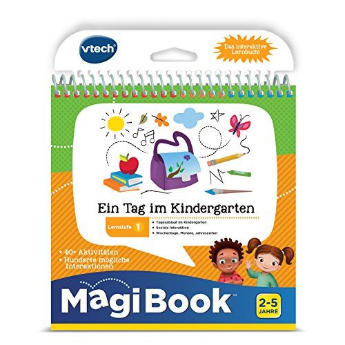 Vtech 80 481204 Livre D'apprentissage Niveau 1 ? Un Jour Au Jardin D'enfants Magibook Livre D'apprentissage