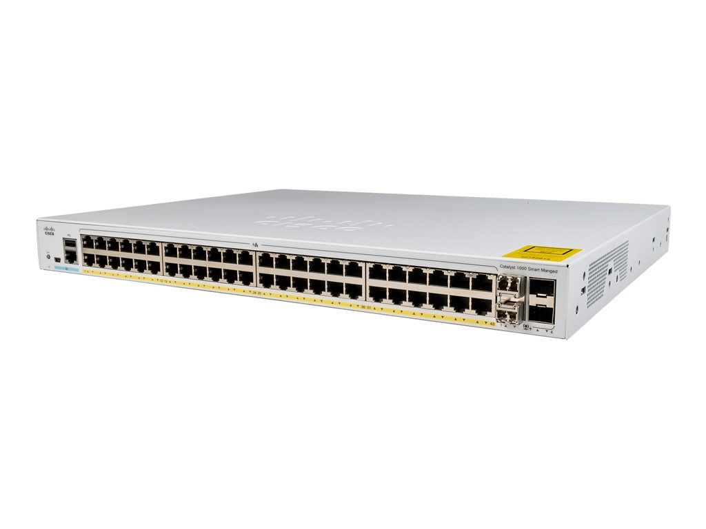 Cisco Catalyst C1000 48P 4X commutateur réseau Géré L2 Gigabit Ethernet 101001000 Connexion Ethernet supportant 'alimentation via ce port PoE Neuf - vue 4