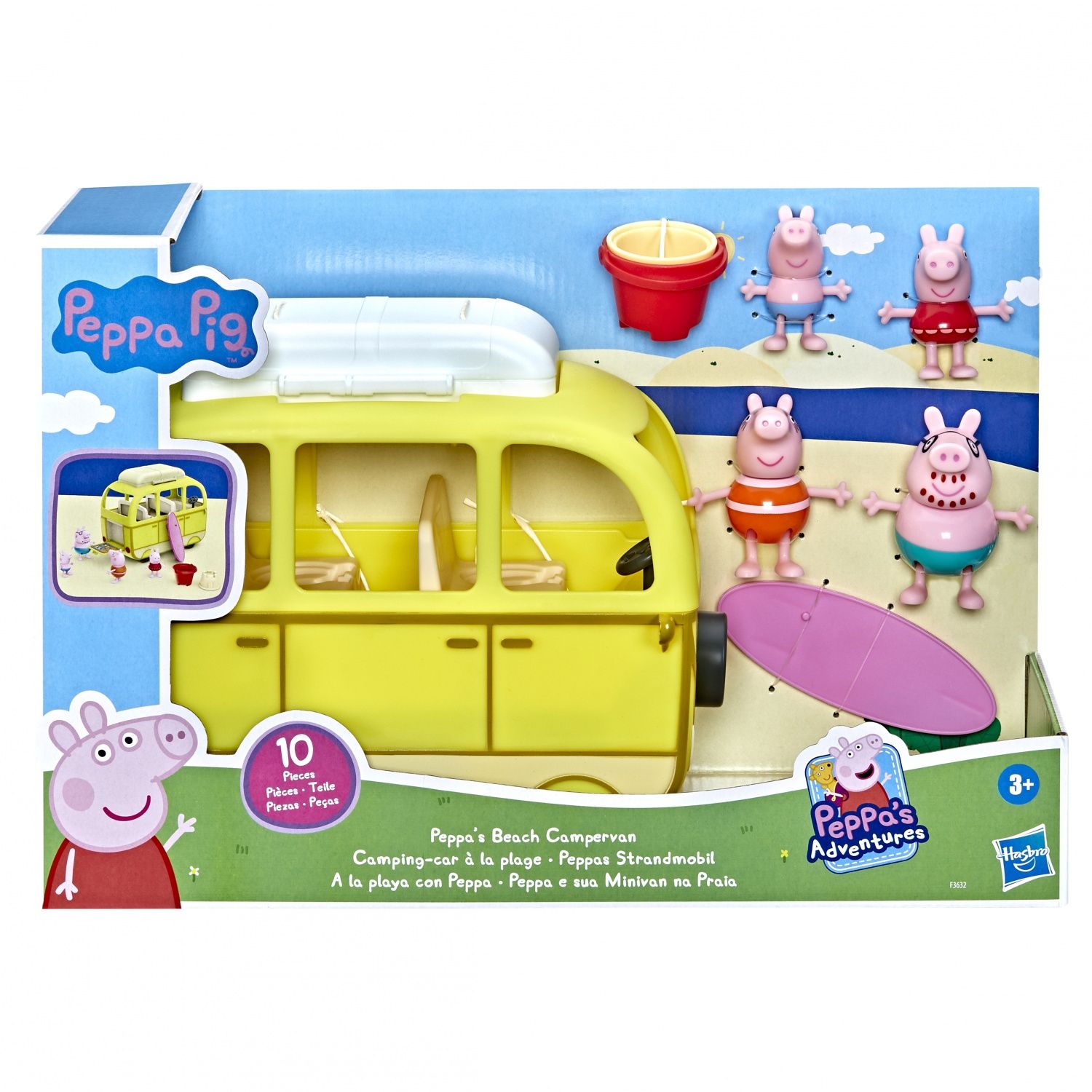 Peppa Pig Camping car à la plage