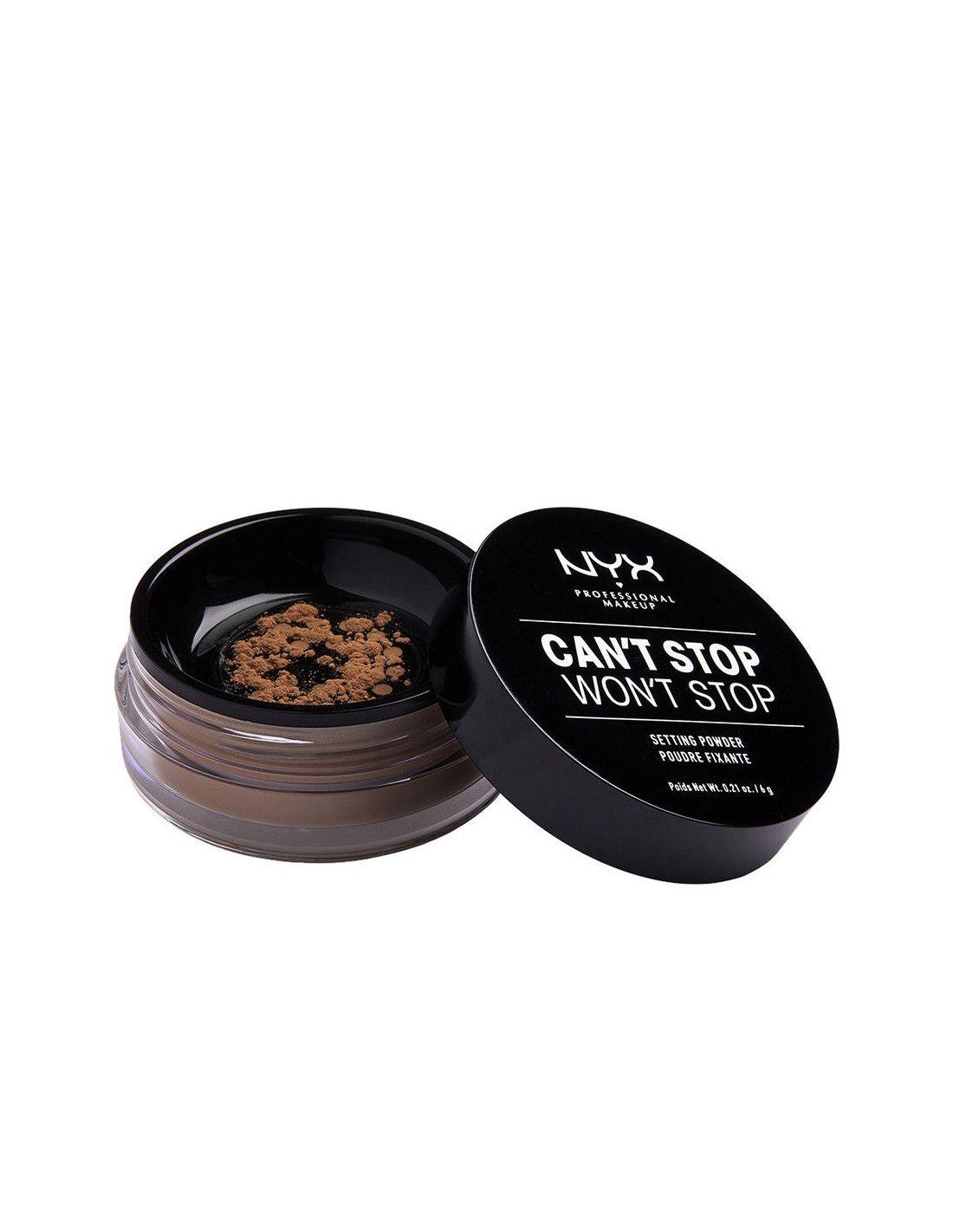 Nyx Professional Makeup - Can't Stop Won't Setting Powder Poudre Libre Medium Deep 6 G