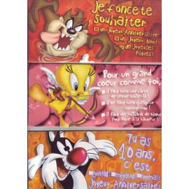 8 Cartes Postales A 3 Volets Taz Mania Titi Sylvestre Bugs Bunny Rakuten