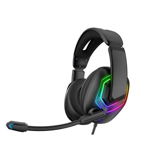 Casque Gaming Alpha Omega Players Mute Pour PS5 PS4 Xbox One Et PC Noir