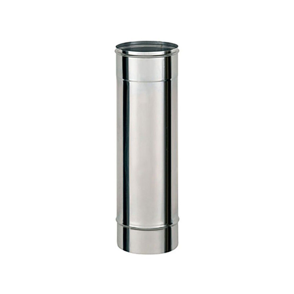 TI500 Conduit simple paroi pour bois fioul longueur 50 cm Ø80 - à l'unité