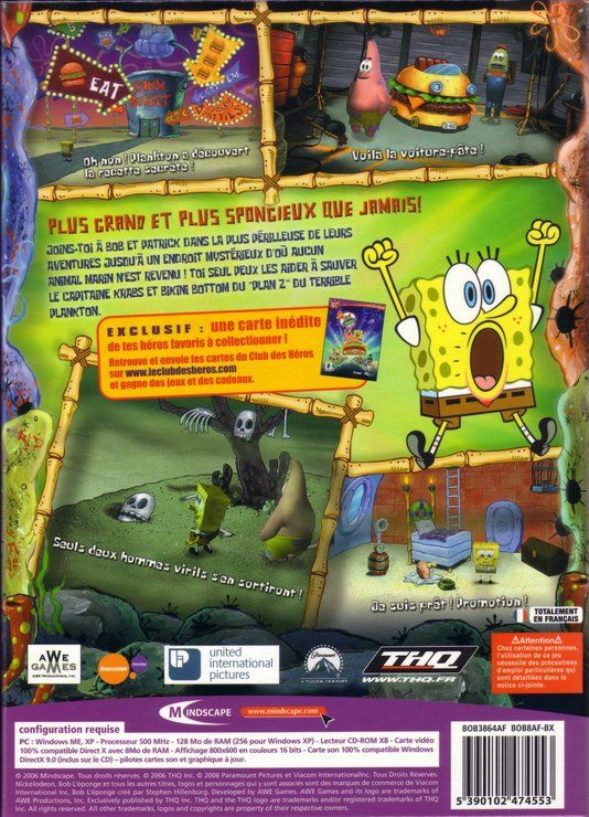 Bob 'éponge : La Créature Du Crabe Croustillant Pc
