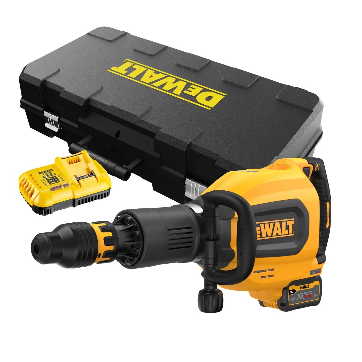 Marteau de démolition XR FLEXVOLT 54V SDS max 27J DEWALT Sans batterie ni chargeur mallette DCH911NK XJ