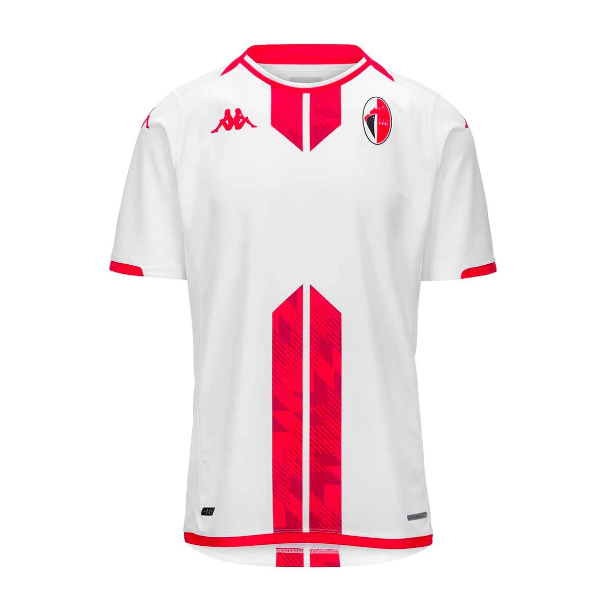 maillot kombat home ssc bari football homme blanc rouge - S