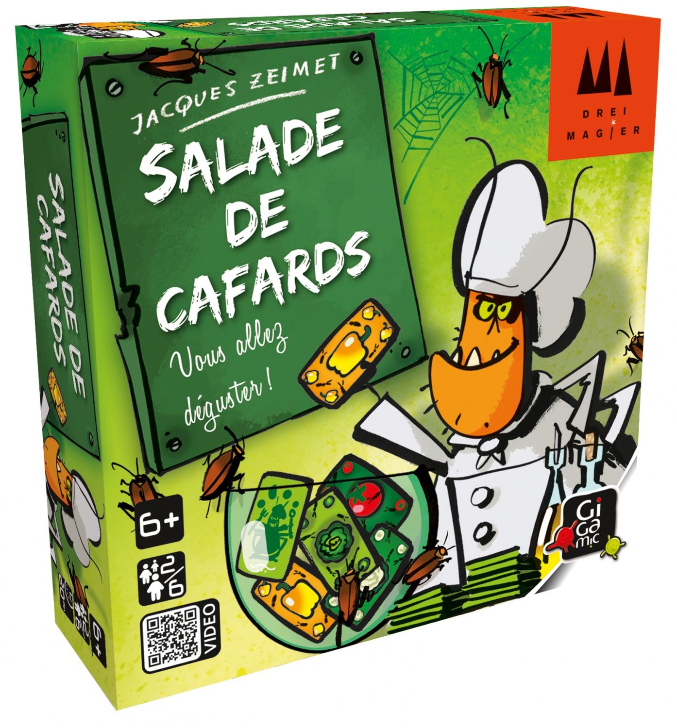 Jeu d’ambiance Gigamic Salade de Cafards - vue 3