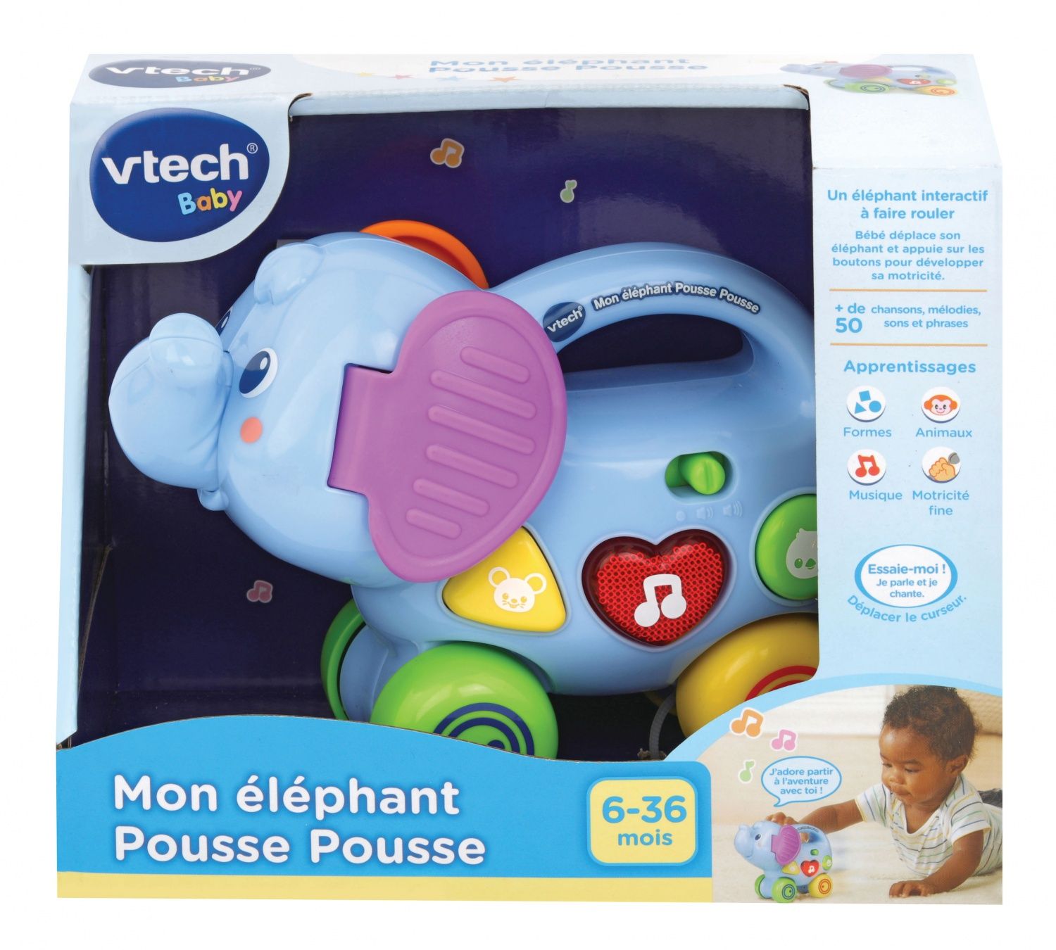 Jouet Mon Eléphant Pousse Pousse Vtech 'unité - vue 6