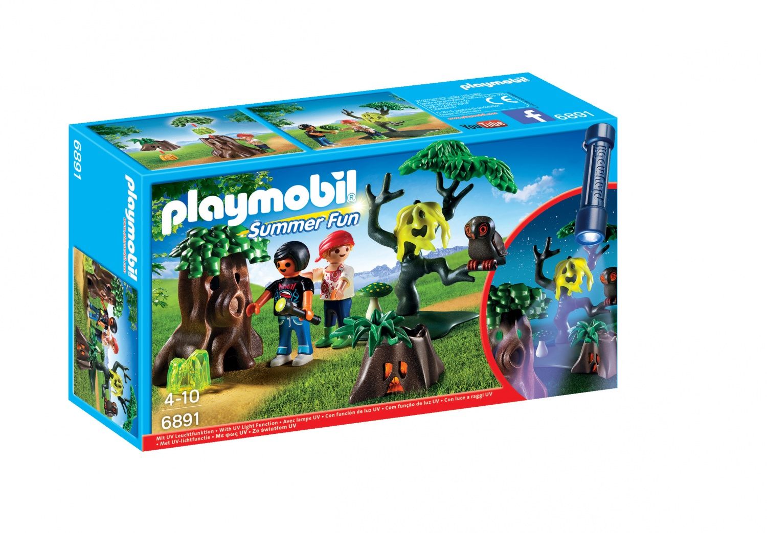 Playmobil 6891 Enfants avec végétation et lampe