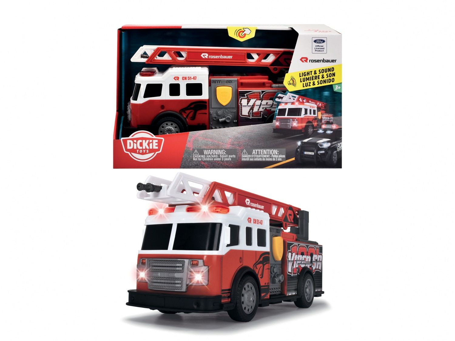 Gamme Dickie Dickie Camion Pompier Viper 27cm