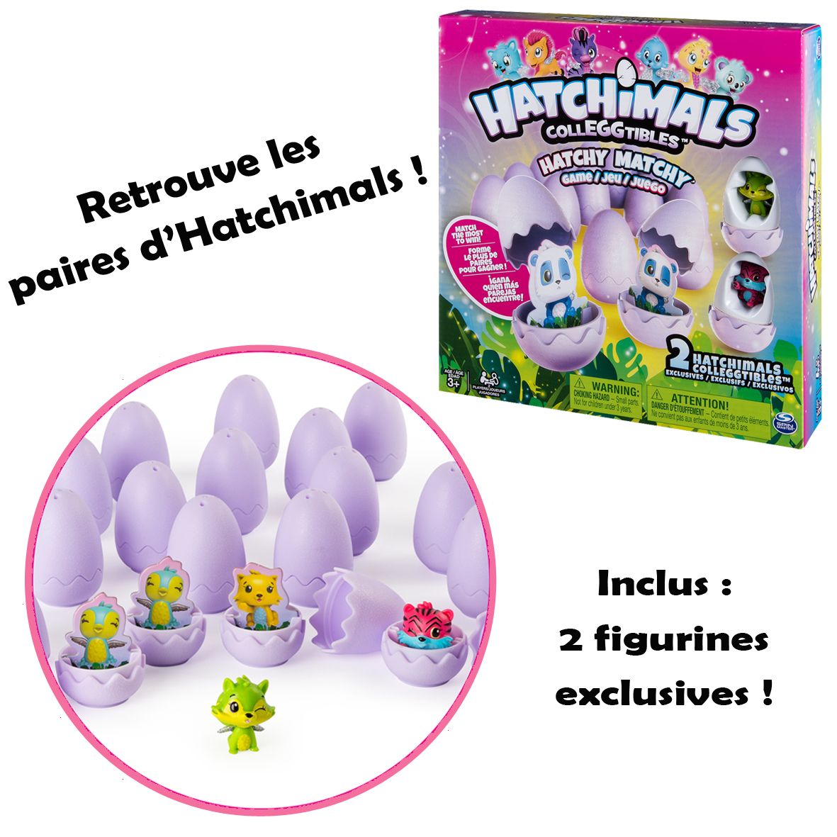 Spin Master Games Memo Hatchy Matchy Game Hatchimals