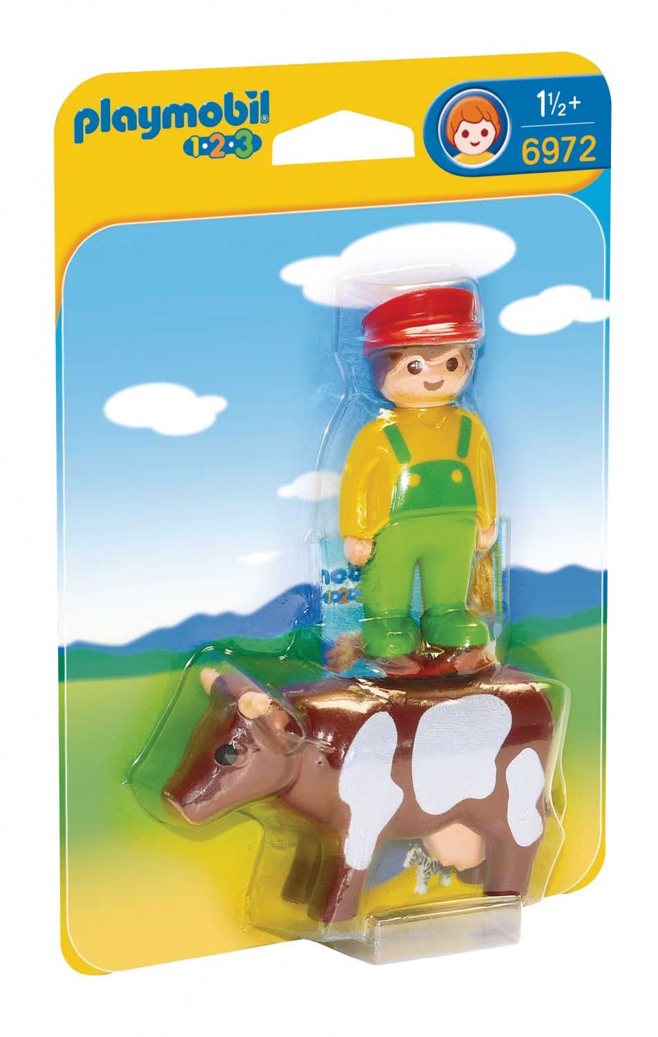 Playmobil 6972 Eleveur Avec Vache