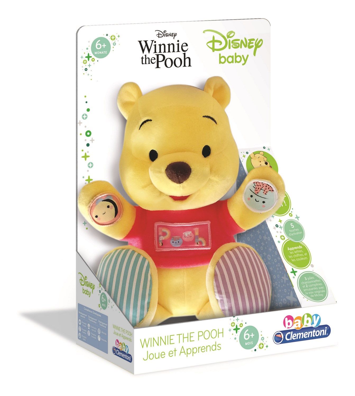 Clementoni Disney Baby Peluche d'activité Disney Winnie 'ourson - vue 3