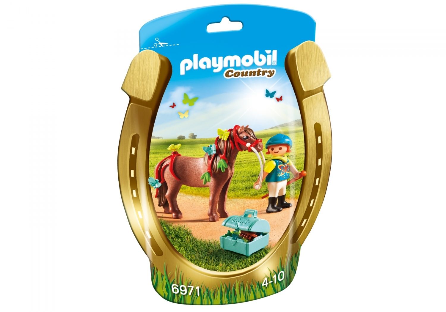 Playmobil 6971 Poney À Décorer Papillon
