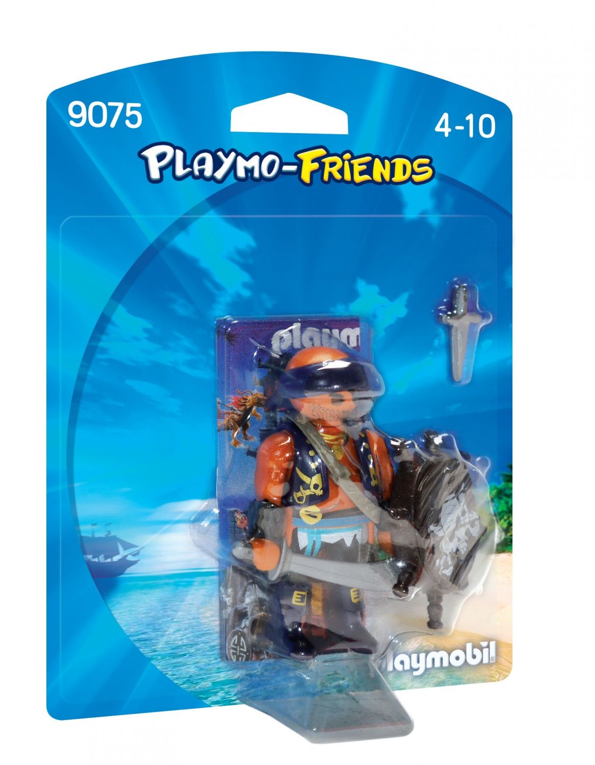 Playmobil 9075 Pirate Avec Bouclier