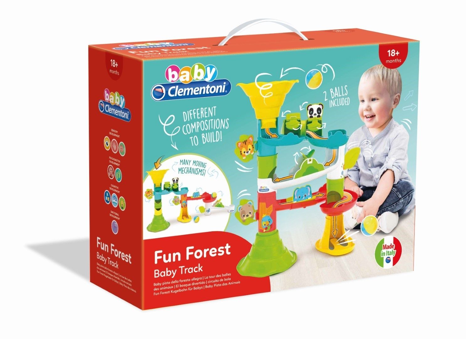 Clementoni 17337 La Tour des balles des Animaux bébé - vue 8