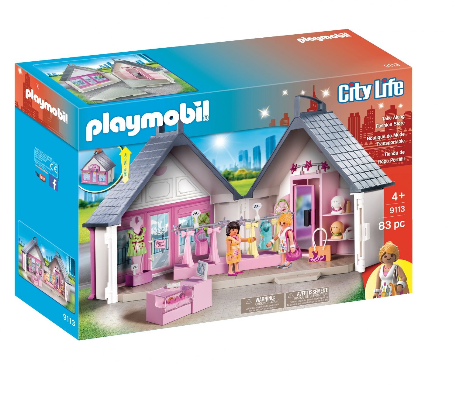 Playmobil 9113 - Boutique De Mode Transportable