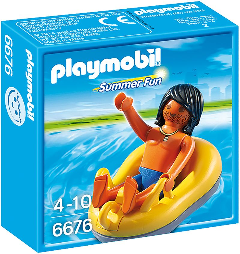 Playmobil 6676 Vacancier Et Bouée De Rafting